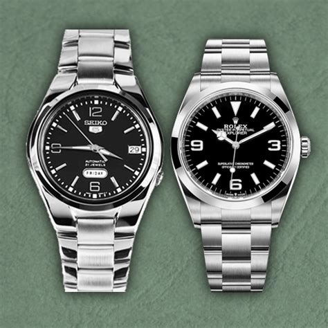 automatic seiko 5 most like rolex explorer|Rolex explorer 9015 review.